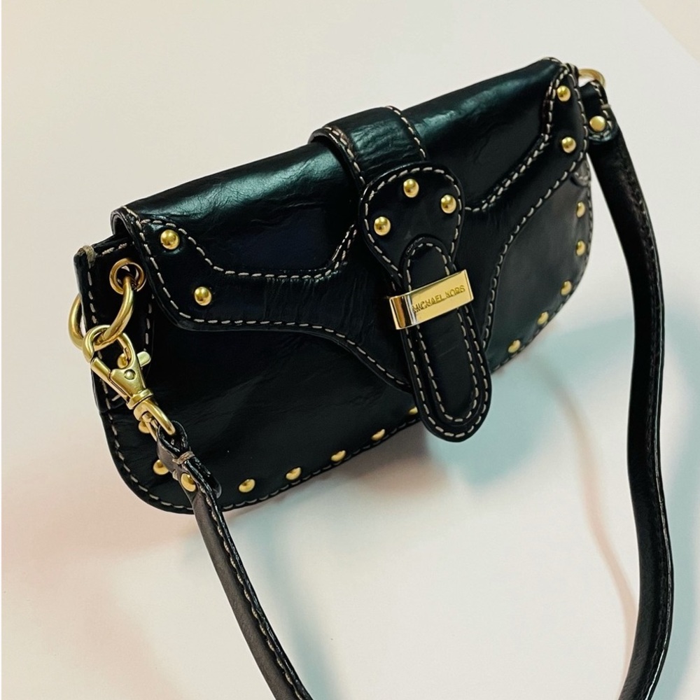 🧚‍♀️ Michael Kors Black Leather Studded Bag 🧚‍♀️